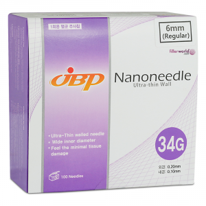 Jbp Nanoneedle 34G 6mm Regular (100 UTW needles)