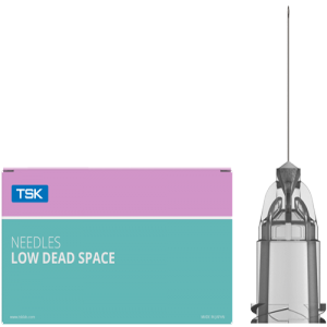 TSK Low Dead Space Hub Needle 33G x 9mm (3/8”) LDS-33009- 1 BOX OF 100