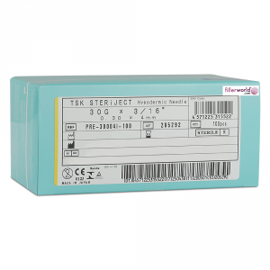 TSK Pre Regular Hub Needle 30G x 4mm (3/16