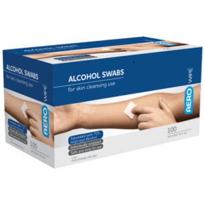 Aero Alcohol Swabs - Box of 100 