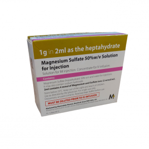 Magnesium Sulfate Injection 50%w/v  (10 x 2ml)