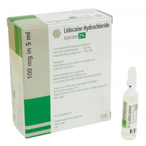 Lidocaine Hydrochloride Injection 2% (100mg in 5ml)